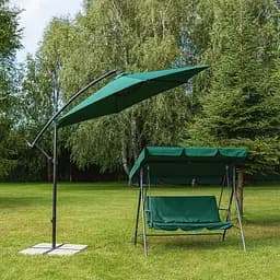 Гойдалка Leobro з подушками на 3 особи Green - мініатюра 4