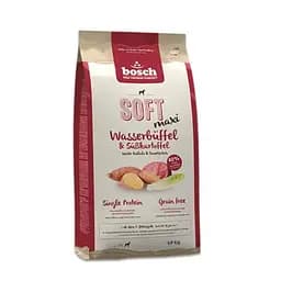 Напіввологий корм для собак Бош Софт з буйволом і бататом, Bosch Soft Maxi Water Buffalo & Sweet Potato (1 кг)