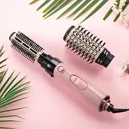 Фен-щітка Remington Coconut Smooth AS5901 чорно-рожева - мініатюра 7