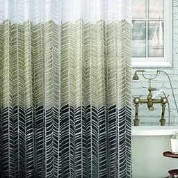 Шторка для ванной Werk WK-10019 Градиент с кольцами 180 x 180 см (147980)