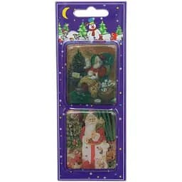 Набор новогодних магнитов Devilon Дед Мороз в ассортименте (440320-2)