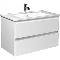 Тумба Мойдодир Сорренто 80-A Білий у ванну з умивальником SU-80 Білий