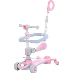 Самокат iTrike JR 3-083 5 в 1 розовый