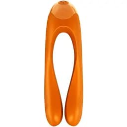 Вібратор на палець Satisfyer Candy Cane Помаранчевий