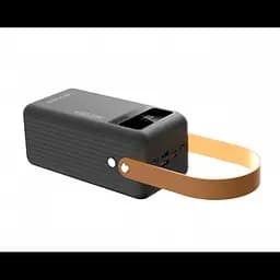 Зовнішній акумулятор Power Bank LENYES PX691D, 60000 мА·год, швидка зарядка PD 22.5W, чорний - мініатюра 3