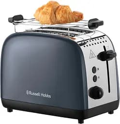 Тостер Colours Plus 1600Вт, підігрів, розморожування, метал., сірий Russell Hobbs kuh0014905 - мініатюра 4