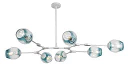 Люстра молекула Levistella 752L7731-7 WH+BL