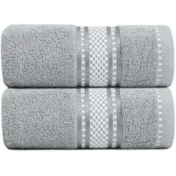 Рушник махровий Ideia Софія, 85х50 см, сіре (8-35125_сірий)