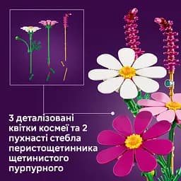 Конструктор LEGO Botanicals Квіти космеї (11514) - мініатюра 10