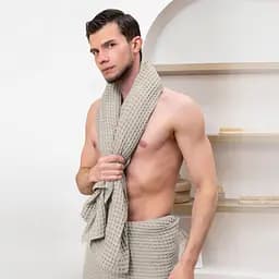 Набір рушників Cosas Cube Mint & Cube Coffe 2 шт. (SetTowel_95-SqMint_130-SqCoffe) - мініатюра 13