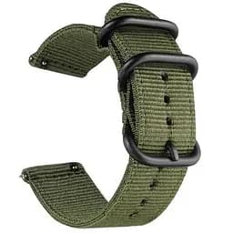 Ремінець тканевий зелений розмір 24