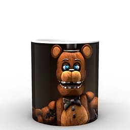 Кухоль GeekLand Five Nights At Freddys П'ять ночей з Фредді постер FN.02.050 330 мл білий