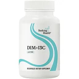 Здоровий метаболізм естрогену з PQQ Seeking Health DIM + I3C з PQQ 60 вегетаріанських капсул