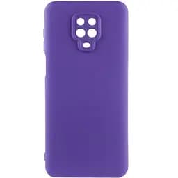 Чехол TPU GETMAN Liquid Silk Full Camera для Xiaomi Redmi Note 9s / Note 9 Pro / Note 9 Pro Max Фиолетовый / Ultra Violet