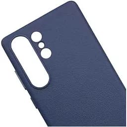 Чохол Epik Leather Case для Samsung Galaxy S25 Ultra Dark Blue AAA [133783] - мініатюра 3
