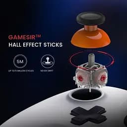 Геймпад XiaoJi GameSir T4 Nova Lite Stellar White [159843] - мініатюра 15