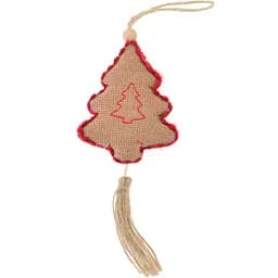Підвіска ялинкова Yes! Fun Ялинка 16х7 см бежева (973485)