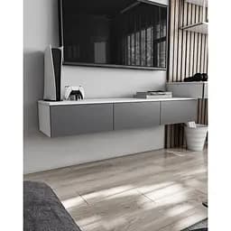 Тумба підвісна Moreli Т-221 500x242x360 мм білий антрацитовий (mo-t221-white-antracit)