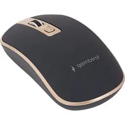 Мишка Gembird MUSW-4B-06-BG Wireless Black-Gold (MUSW-4B-06-BG) - мініатюра 2