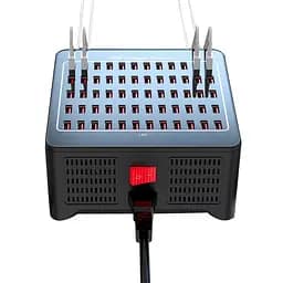 Зарядна станція ILEPO багатопортова на 60 USB портів 300 Вт / мережевий мультизарядний пристрій (19016) - мініатюра 3