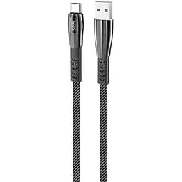 USB Cable Hoco U70 Splendor Type-C Dark Grey 1.2m