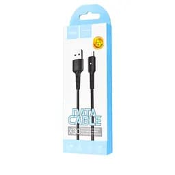 Кабель Hoco X30 Star Charging data cable for Micro USB Чорний - мініатюра 2