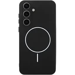 Чохол Lakshmi Silicone Cover Full Camera (AA) with MagFit для Samsung Galaxy S24+ Чорний/Black