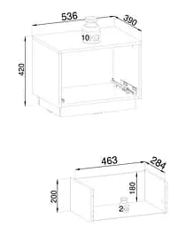 Тумба приліжкова Perfect Home Роял / Royal S54 з 1 шухлядою Білий (PFH-091297) - мініатюра 3