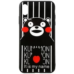 Чохол-накладка Toto Cartoon Print Glass Case Apple iPhone XS Max Kumamon