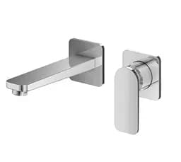 Змішувач для умивальника Kohlman Wexpo хром + Box прихованого монтажу QW180W Хром