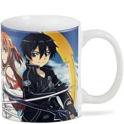 Кухоль GeekLand Майстри меча онлайн Sword Art Online Кіріто Кун та Асуна SAO.02.08 330 мл білий