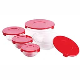 Набір ємностей скляних Renberg LeJardin Comfort 10 предметів (RB-4419-RD)