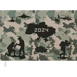 Еженедельник датирован Buromax Heroes 2024 A6 зеленый (BM.2801-36)