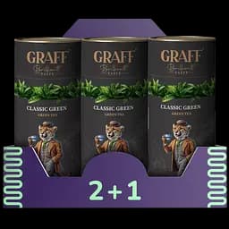 Чай байховий зелений Graff Green Classic 240 г (3 шт. х 80 г)