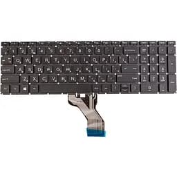 Клавіатура для ноутбука HP 255 G8 15-DA чорна, без фрейму