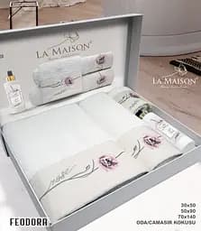 Подарунковий набір рушників з парфумом La Maison Feodora pbe0051113 - мініатюра 4