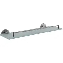 Полка Frap стекло 50 см нержавеющая сталь F30107 1/10