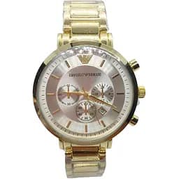 Наручний годинник чоловічий No Brand Emporio Armani Золотистий (IBW375YO)