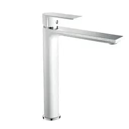 Смеситель для умывальника Haiba Alex 001 High white/chrome HB9564 Белый матовый