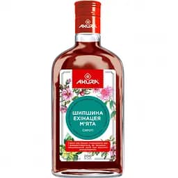 Сироп Akura Шипшина, эхинацея и мята, 200 мл