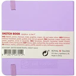 Блокнот для графіки Royal Talens Art Creation 12х12 см 140г/м2 80л Pastel Violet - мініатюра 2