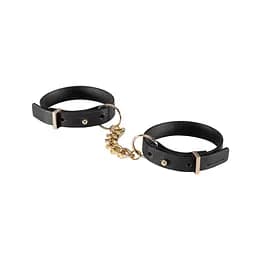 Наручники из экокожи Bijoux Indiscrets Maze Thin Handcuffs Black