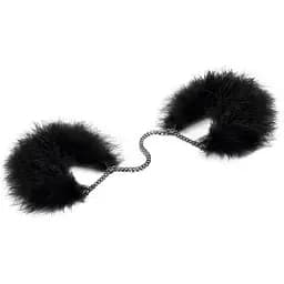 Пушистые наручники Bijoux Indiscrets Za za zu - feahter handcuffs, перьевые, подарочная упаковка