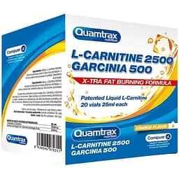 Жиросжигатель Quamtrax L-Сarnitine + Garcinia апельсин 20 шотов