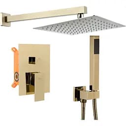 Душова система прихованого монтажу Rea Bento L.gold BOX золото REA-P4893, Золотий