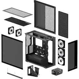 Корпус Arctic Xtender VG Black (ACPCC00016A) [143243] - мініатюра 8