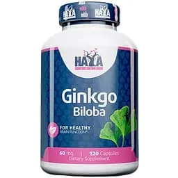 Гинкго Билоба Haya Labs Ginkgo Biloba 60 мг 120 капсул