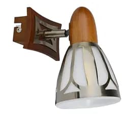 Світильник Brille HTL-157/1 настінний накладний спот дерев'яний класичний E14