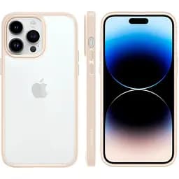 Оригінальний протиударний чохол Spigen Ultra Hybrid для iPhone 14 Pro Max Sand Beige ACS04819 прозорий - мініатюра 3