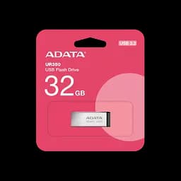 Флеш-накопичувач ADATA USB 3.2 UR 350 32Gb Сріблястий/чорний - мініатюра 2